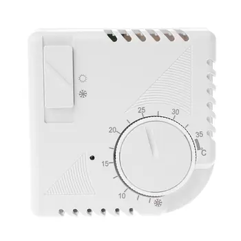 

Universal Room Thermostat Energy Save Mechanical Temperature Controller w Switch