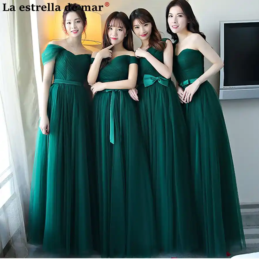 dark green wedding guest dress