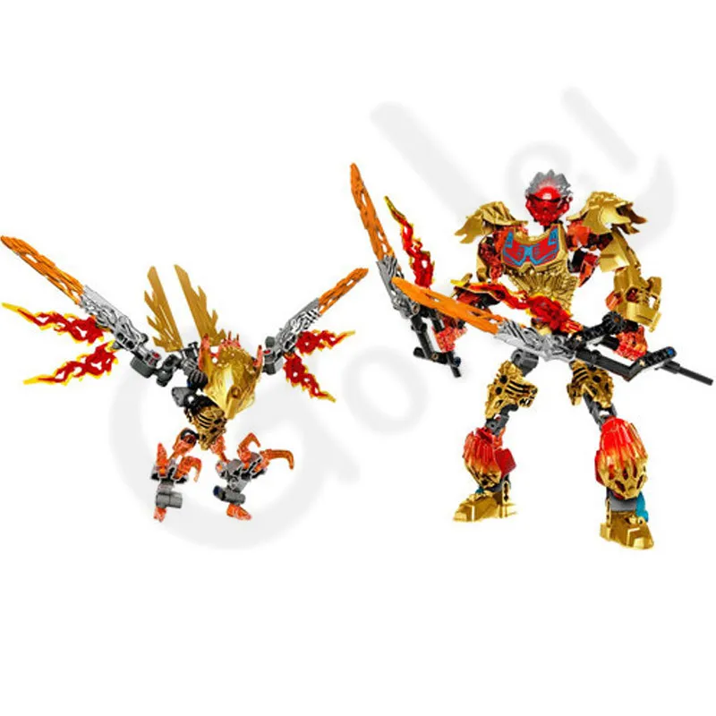 

NEW Biochemical Warrior BionicleMask of Light Bionicle Tahu Fire IKIR Building Block Toy Model Compatible with leges 71308 71303