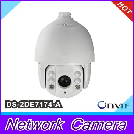 Multi language DS 2DE7174 A 1 3MP HD Network IR Speed Dome IR PTZ outdoor dome