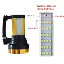 Светодиодный прожектор 18650 фонарь мощный прожектор светодиодный USB Перезаряжаемый рабочий свет светодиодный портативный прожектор