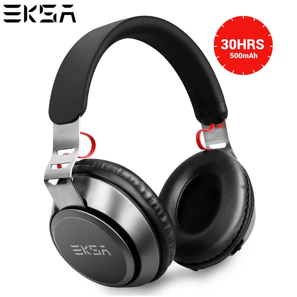 

EKSA E100 Bluetooth 5.0 Wireless Headphones Super Light Portable Over Ear Headset With Mic 500mAh Handsfree For iPhone Xiaomi