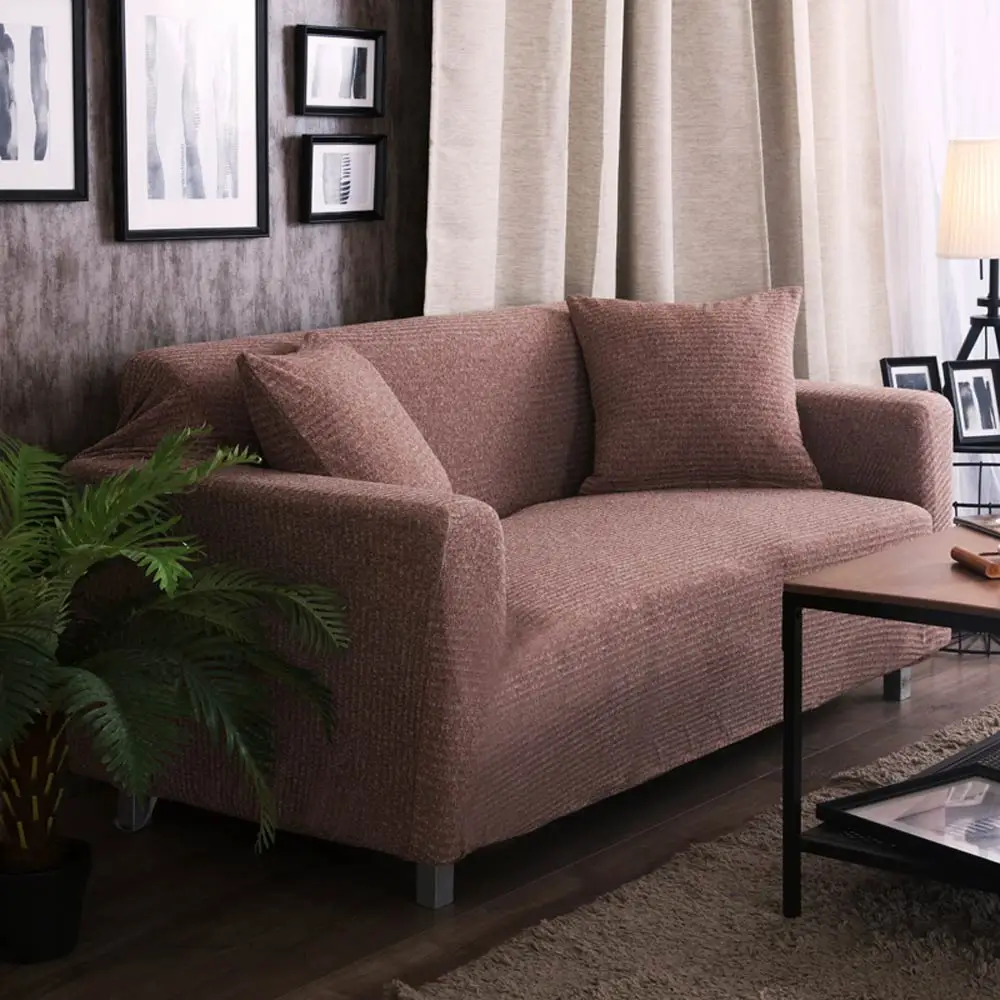 Svetanya трикотажные хлопковые покрывала однотонный диван Чехол|cotton slipcovers|colorful sofa