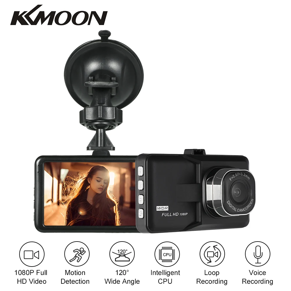 KKMOON 3 in Dash font b Camera b font Car DVR Dash Cam Video Recorder LCD