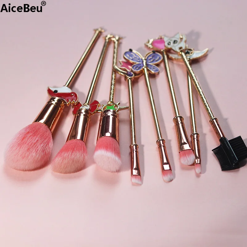 AiceBeu кисти для макияжа Сейлор Мун Косметический Набор Pincel Maquiagem набор