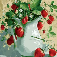 Вишня и ваза пользовательские Мандала 5d алмаз diy живопись полный квадратный/круглый мультфильм горный хрусталь единорог картина Алмазная вышивка