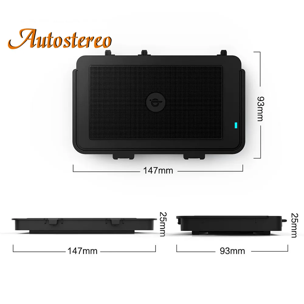 

QI Wireless Charger For Volkswagen Passat/Teramo 2017+ Intelligent Infrared Fast Wireless Charging Car Phone holder for iphone