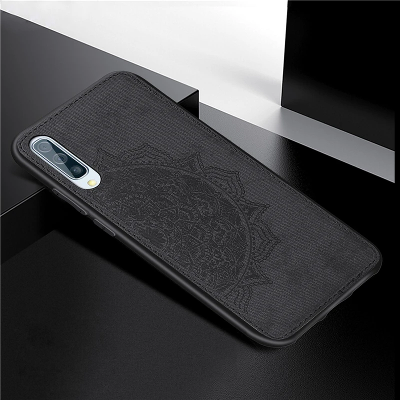

sFor Samsung Galaxy A50 Cover Case 3D Luxury Cloth Fabric Cover Phone Case For Samsung Galaxy A50 Cover For Samsung A50 Case