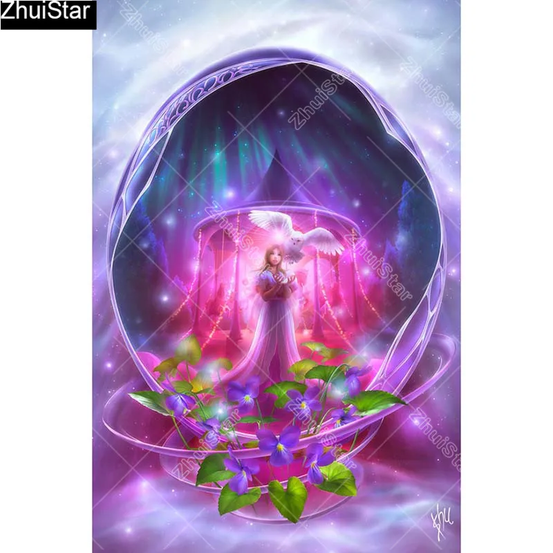 

Full Square/5D DIY Diamond Painting " Fairy " Embroidery Cross Stitch Mosaic Home Decor Gift CJ12