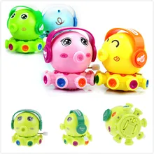 1Pcs Cute Animal Octopus Wind Up Toys Rotation Educational Toys for Children Clockwork Toy for Baby Birthday Gift Color Random