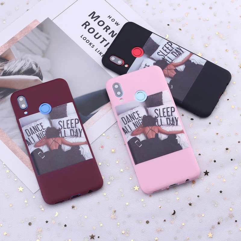 Для Xiaomi Mi Redmi Note 5 6 7 8 9 10 lite Pro Plus Girl Harajuku модный классный силиконовый чехол для