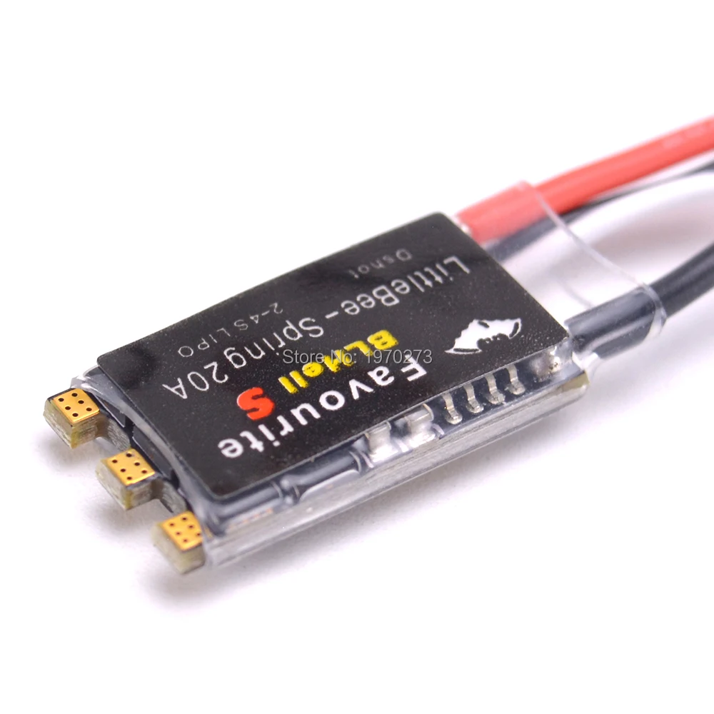 FVT LittleBee Little Bee BLHeli_S Spring 20A ESC BLHeli S контроллер скорости 2 4S поддержка Dshot для FPV Raing Drone