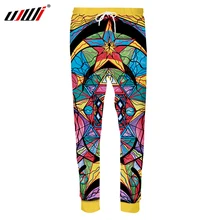 UJWI 3D мужские спортивные штаны с принтом, красочные, абстрактный стиль, брюки для мужчин, весна-лето, полная длина, штаны для бодибилдинга, джоггеры, модные