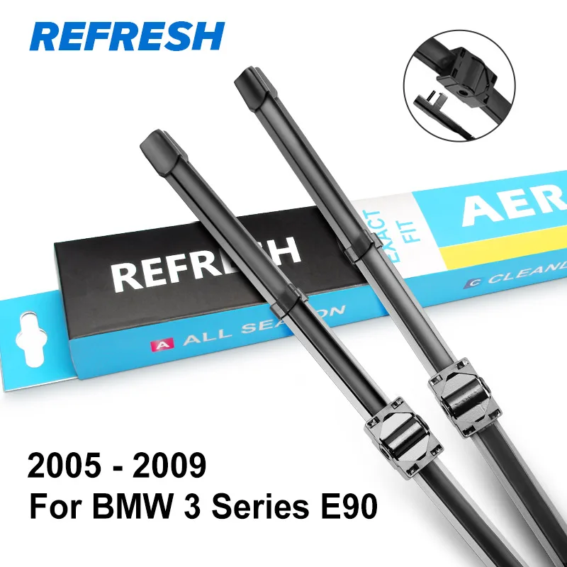 REFRESH Щетки стеклоочистителя для BMW 3 серии E46 E90 E91 E92 E93 F30 F31 F34 316i 318i 320i 323i 325i 328i 330i 335i 318d 320d 330d - Цвет: 2005 - 2009 ( E90 )