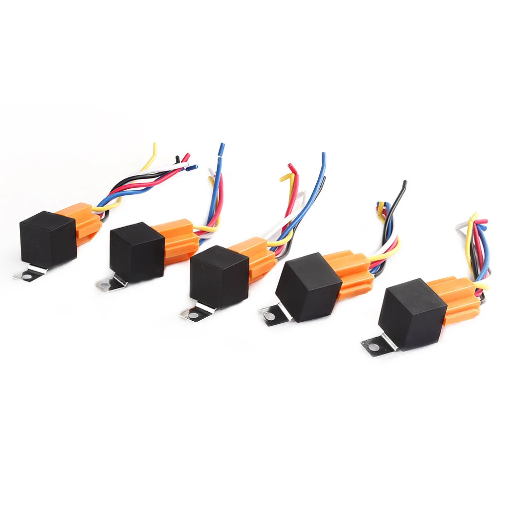 Hight Qulity 10 Pack 12V 30/40 Amp 5-Pin SPDT Style Electrical Relays