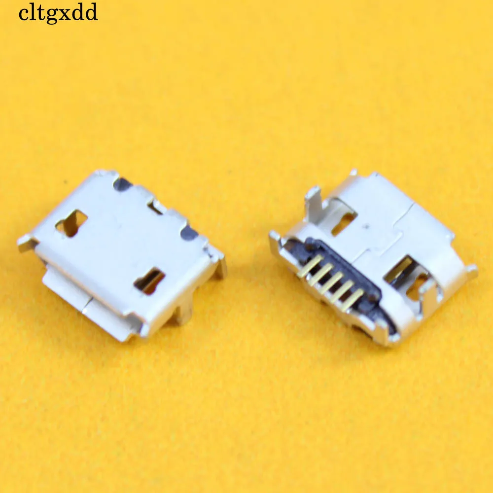 Cltgxdd Micro USB B Тип гнездовой разъем 4 фута DIP 6 расстояние большой рог|Соединители| |