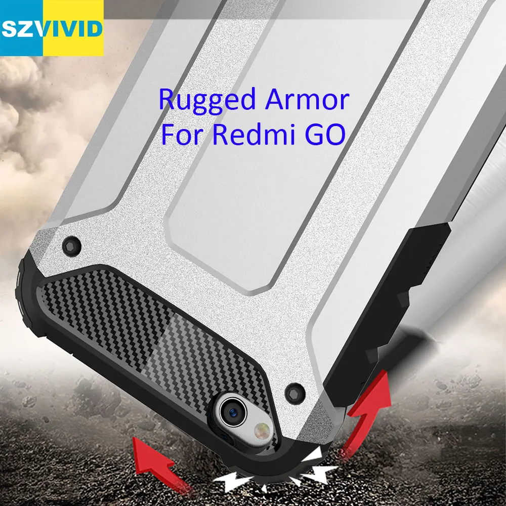 Защитник падения сопротивления прочный Armor Case для Xiaomi Redmi GO Гибридный щит крышка |
