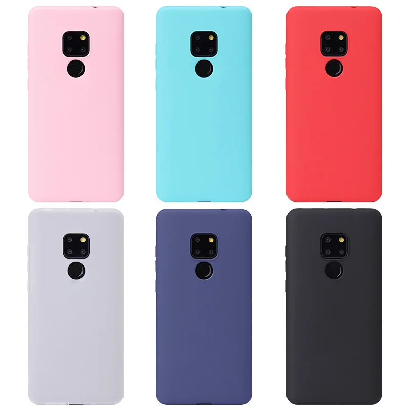 Мягкий матовый чехол для huawei P30 Lite Pro P20 Lite, чистый цвет, Прозрачный чехол для Honor 20 Honor 8A 8C 8S 7C Nova 3 Honor 10 Lite, чехол