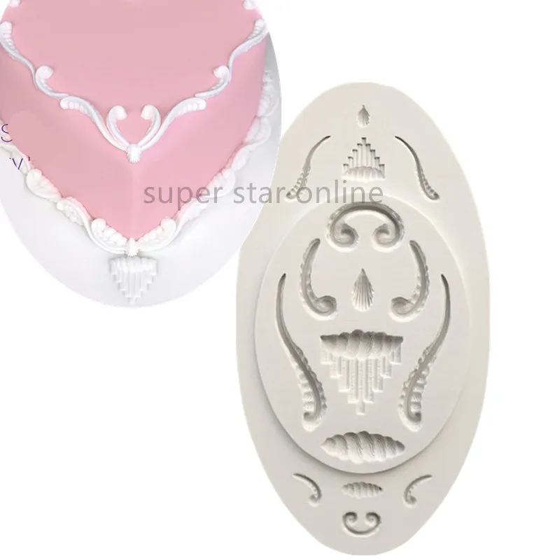 Royal Icing  MINI MICRO BORDER Silicone Mould  Wedding  