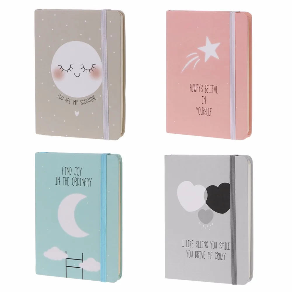 

Cute A6 Notepad Memo Diary Notebook Exercise Book Oil Painting Cover Stationery HUDD_1