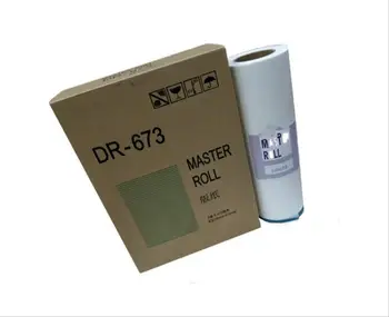 

2pc new compatible duplicator master roll B4 for duplo 672 673 670 3300 DP2050 31S 33S DR671 wax paper roll copy master roll