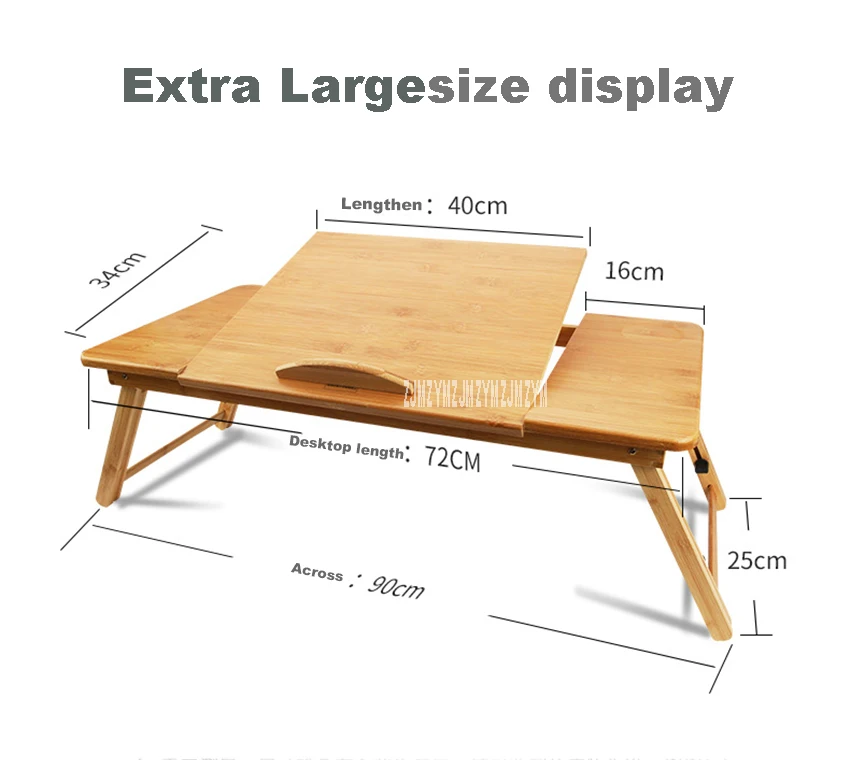 Мини мобильный бамбуковый складной компьютерный стол, кровать, офисный стол, простой подъемный студенческий ленивый блокнот, письменный стол