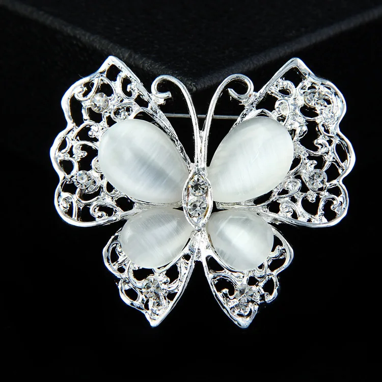 Simple butterfly brooch jewelry for women/men fashion jewelry brooch pins metal Scarf Wedding