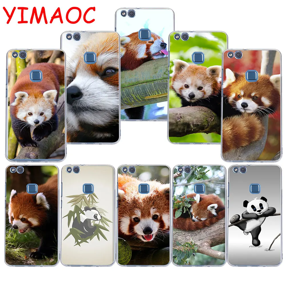 

YIMAOC 244z Red Panda Soft TPU Case for Huawei P20 Pro P10 P9 P8 Lite P Smart Mate 10 lite 20 pro