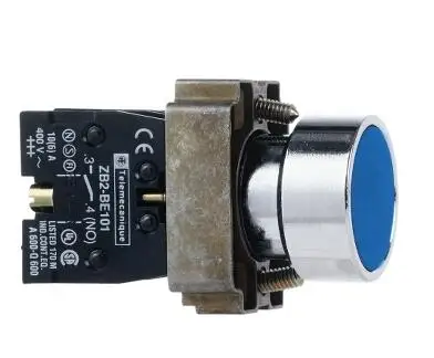 

Плоская кнопка XB2B XB2BA61 XB2BA61C = ZB2BA6C + ZB2BZ101C