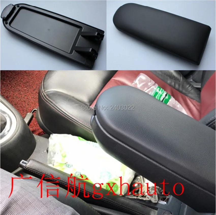 Leather Center Console Armrest Cover Lid For VW Jetta Golf MK4 Beetle
