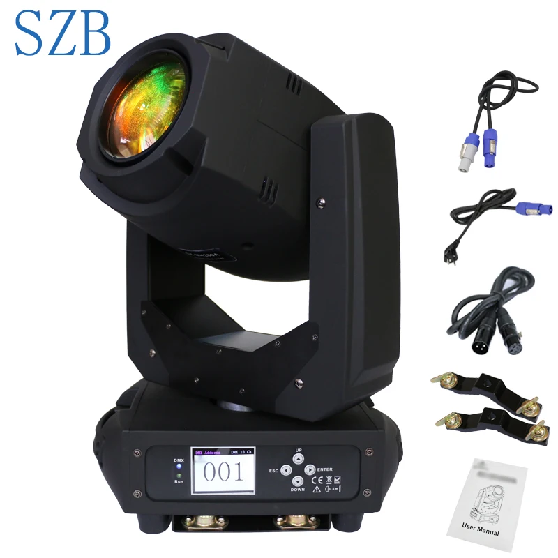 

SZB 200W LED Lyre Moving Head Light Beam Spot Wash 3in1 Light Party Light DJ stage light night club/SZB-MH200A