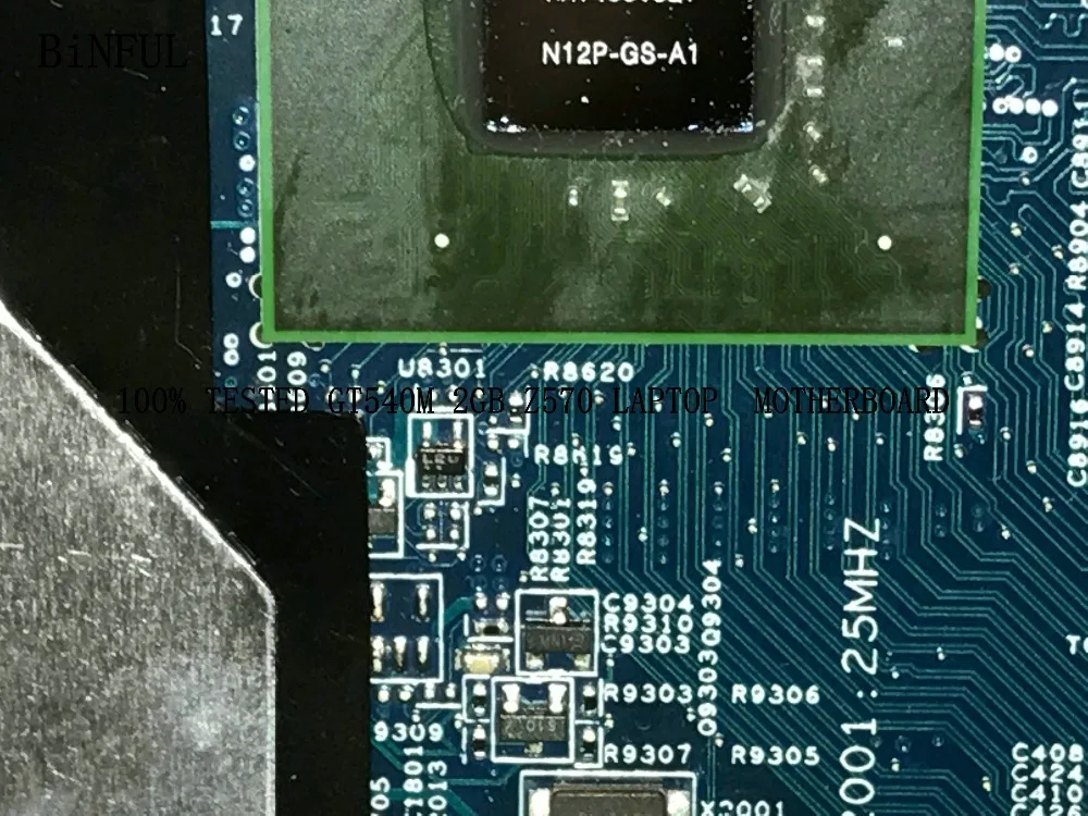 BiNFUL 100% SUPER 48.4PA01.021 FOR LENOVO Z570 LAPTOP MOTHERBOARD GT540M 2GB VIDEO CARD 90 DAYS WAR