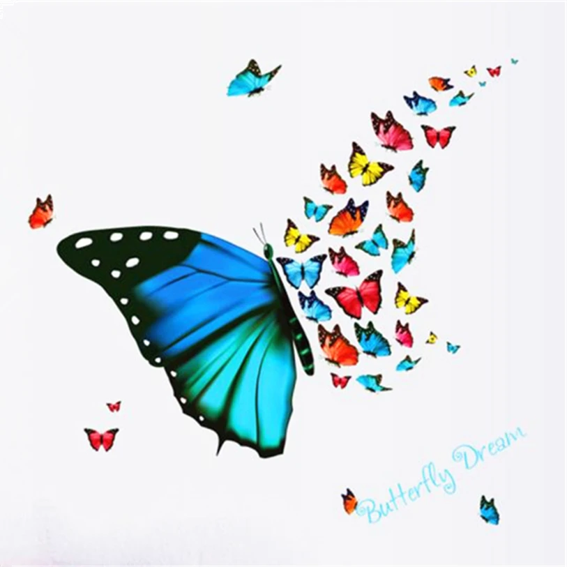 

Wallpaper Sticker Bedroom Butterfly Design Decal Art Wall Stickers Room Magnetic Home Decor Wall Decals Window Poster 40D14