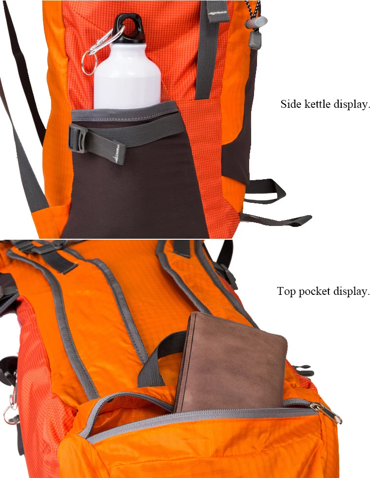 Tri-polar рюкзаки для походов на открытом воздухе, Сверхлегкий складной рюкзак, мужской водонепроницаемый рюкзак для путешествий, спортивный рюкзак, сумка для кемпинга