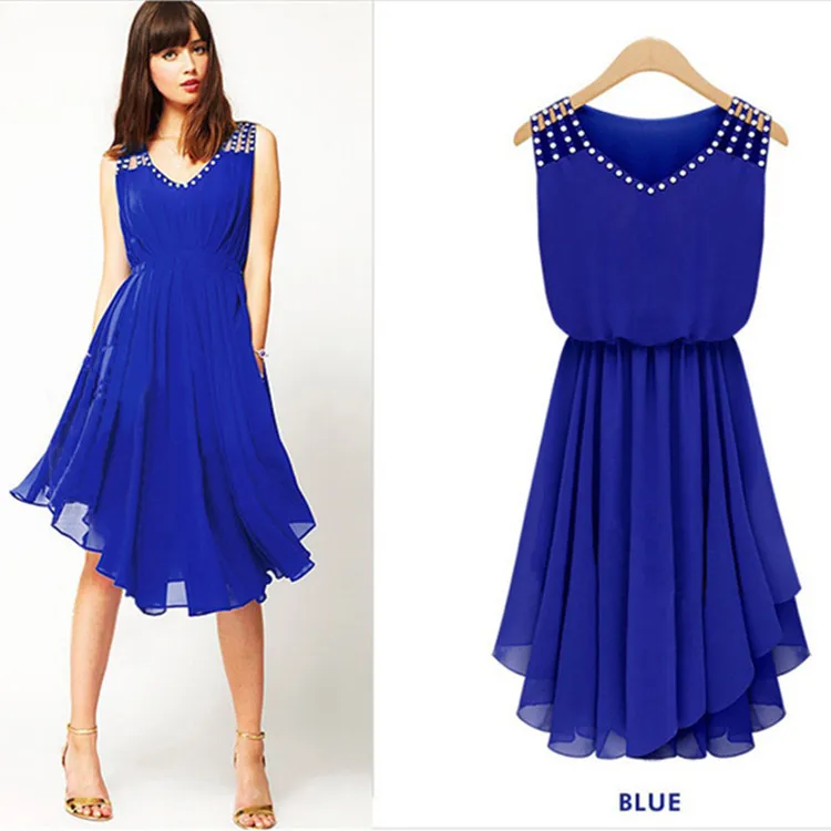 Wholesale Quality Fashion Chiffon Summer Dress Casual Brand Summer Style Femininas Female Tropical Vestidos De Festa Women Dress Buy Cheap Quality Fashion Chiffon Summer Dress Casual Brand Summer Style Femininas Female Tropical Vestidos De Festa Women Dress