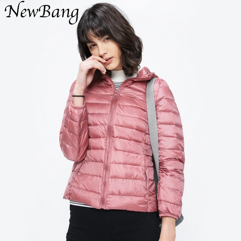 2017 das Mulheres Casuais Ultra Leve Para Baixo Parka Jaqueta Casacos de Inverno Com Capuz Com Carry Bag Portátil Colorido Outwear 12 Cores