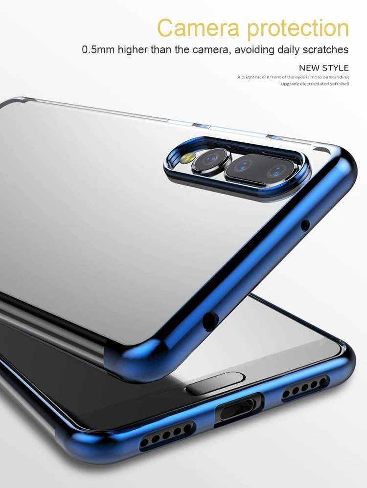 2019 For Huawei P20 Lite Case P20 Pro Mate 9 10 Pro 3D Laser Plating Luxury Brand TPU Soft Clear Cover Capa For Huawei P20 Pro