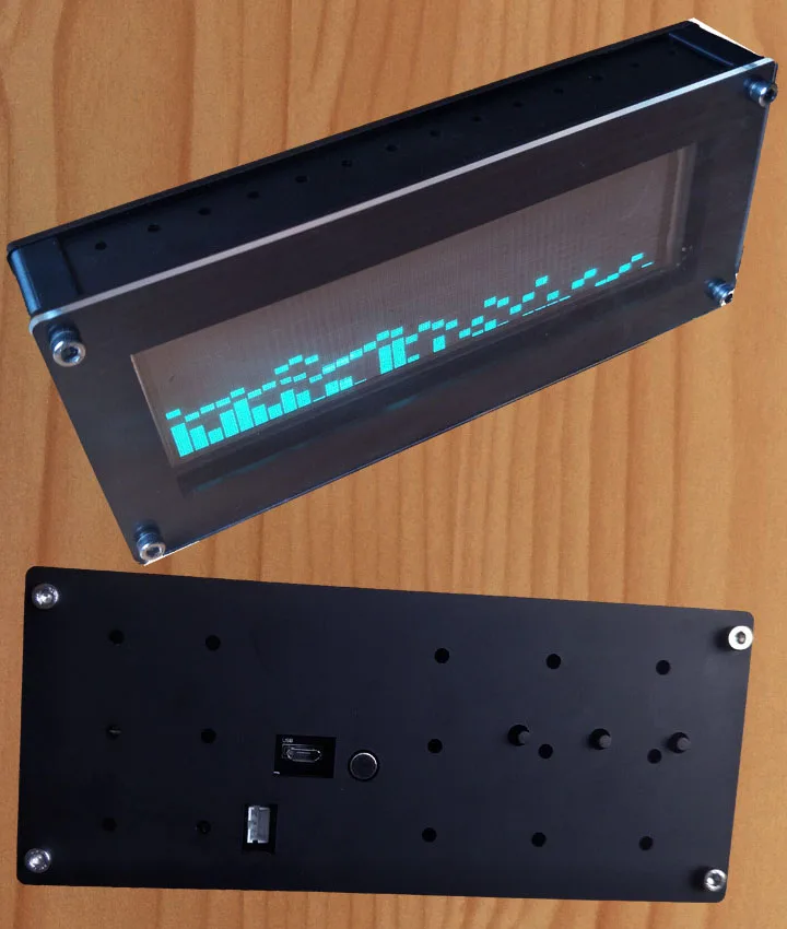 WI FI VFD музыка спектр часы Дисплей анализатор MP3 усилитель PC индикатор уровня звука