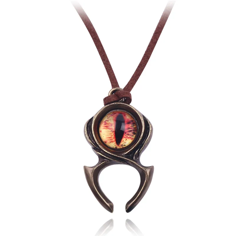 Панк Винтаж Diablo 3 Hradi Хранитель Ryan's подвески Цепочки И Ожерелья s грифтах амулет веревка цепочки и ожерелья Колье для мужчин подарок - Окраска металла: rope necklace