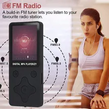 Горячая MP3 Lossless Звук Музыкальный Плеер 1,8-дюймовый TFT дисплей fm-рекордер матовый материал корпус нескользящий чувствовать себя портативным