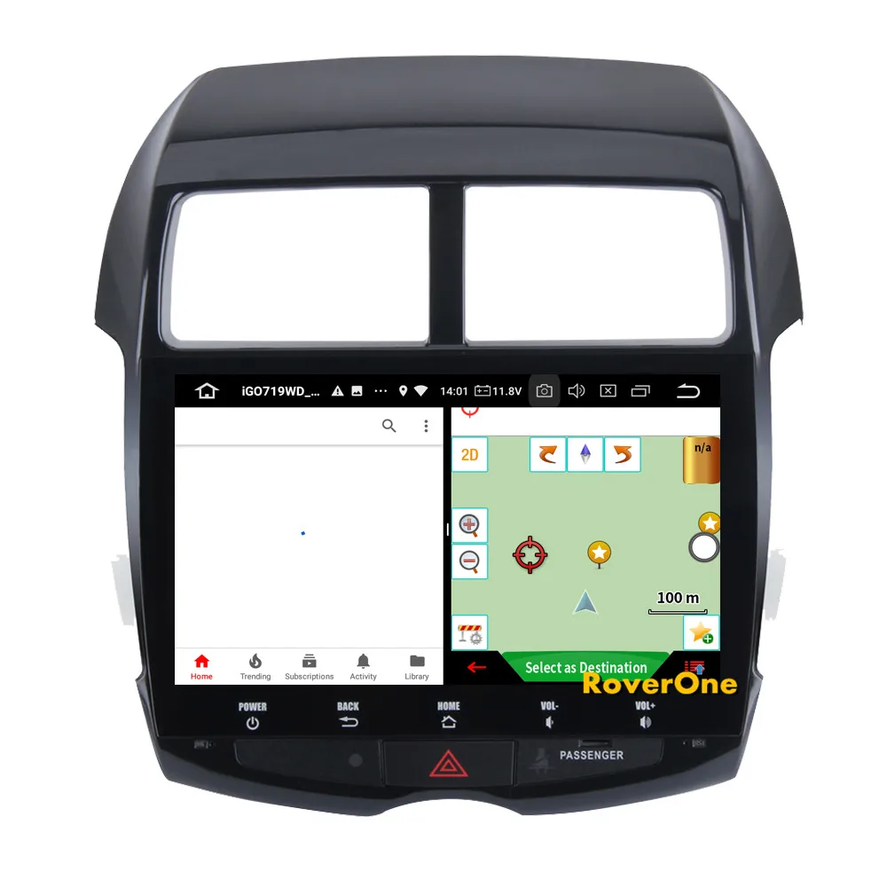 Best RoverOne For Mitsubishi ASX For Peugeot 4008 For Citroen C4 Android 9.0 Car Multimedia Player GPS Navigation Head Unit NO DVD 13