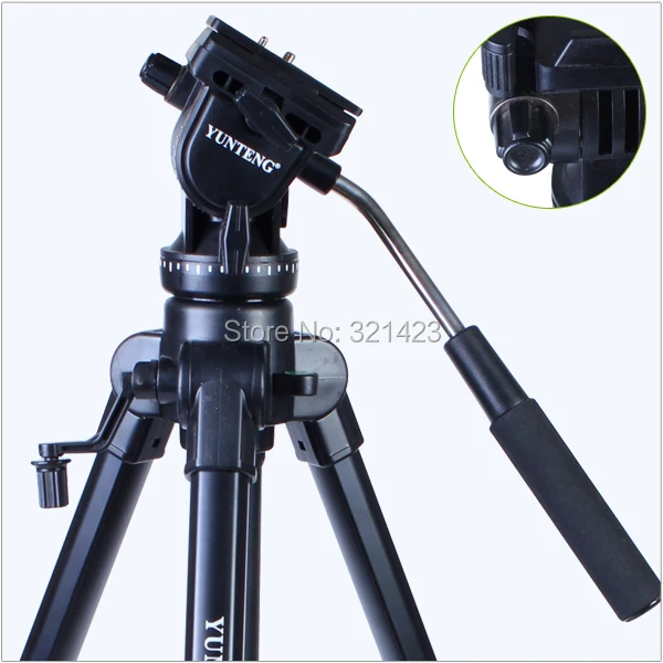 Professional Tripod Yunteng VCT 880 Aluminium Tripod for Canon & Nikon ...