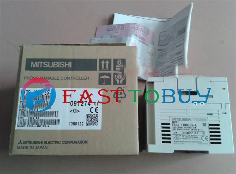 

NEW FX3G-14MR-ES-A PLC  8DI 6DO Relay 100-240VAC Original for upgrade FX1N 1 Year Warranty