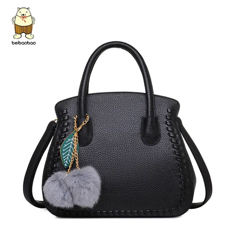 

Beibaobao 2018 Casual Famous Brands Design Matte Leather Women Bags Leisure Women Handbag Good Quality Female Tote Bolsas B194