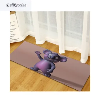 

Free Shipping Cartoon Mouse Whale Tapis Salon Absorbent Bath Mat Area Rug for Living Room Bedroom Floor Carpet Tapete Infantil
