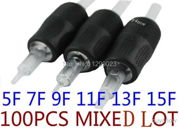 

100PCS/LOT Special Supply TATTOO DISPOSABLE GRIP SILICONE RUBBER TIP TUBE BEST GRIPS Flat TUBE MIXZED LOT