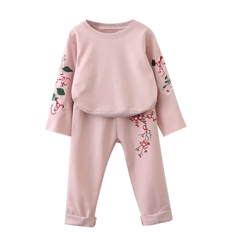 

2019 Spring Autumn Children Clothing Girls Clothes T-shirt+Pants 2pcs Kids Clothes Girls Sport Suits For Girls Clothing Sets 7 6