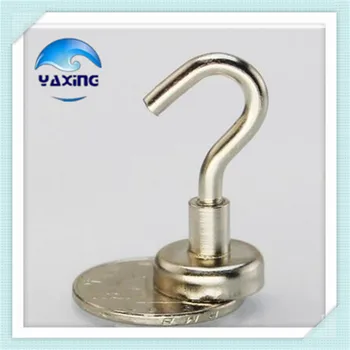

Free Shipping5.3kg Pulling Lifting Magnet Dia 16mm Steel Pot Mounting Magnet Strong Neodymium Permanent deep sea salvage magnet