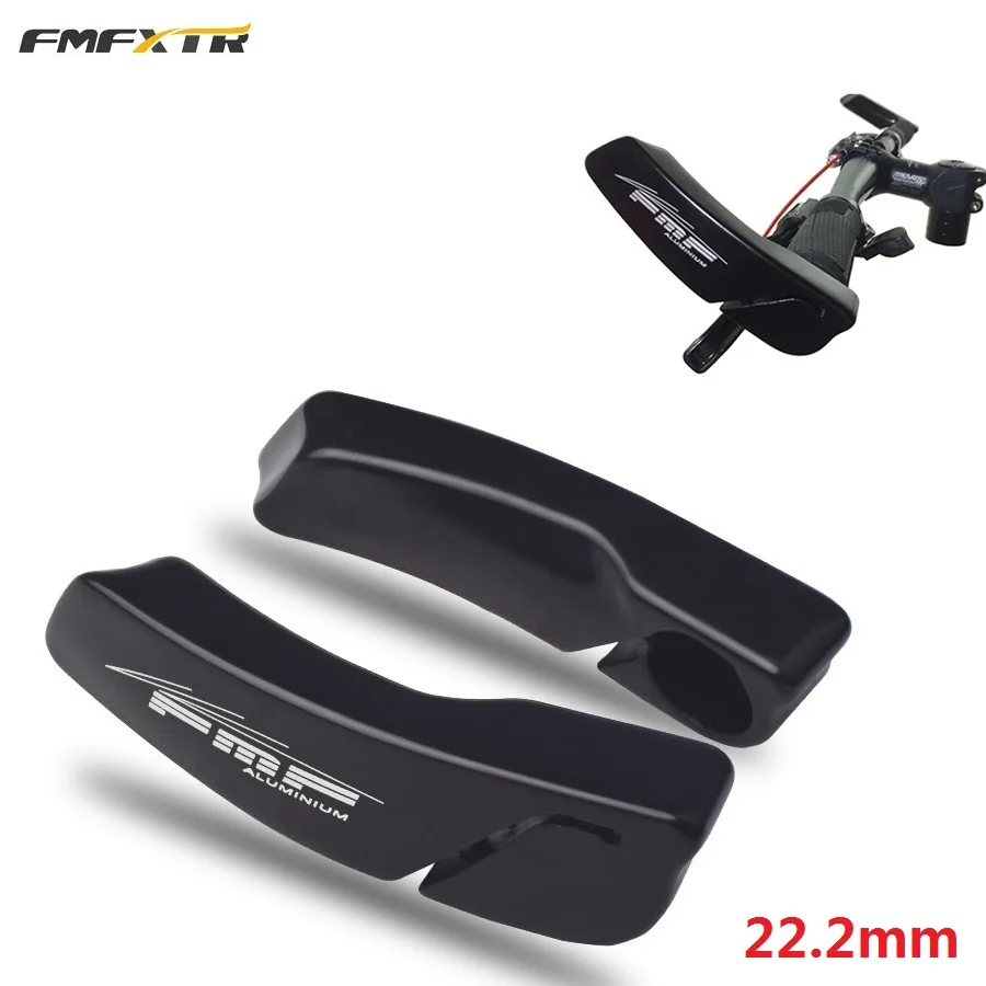 cheap Bicycle Handlebar Bike Small Auxiliary Handlebar 22.2mm Bar Ends Aluminum Alloy MTB Road Folding Cycling Handlebar Accessories