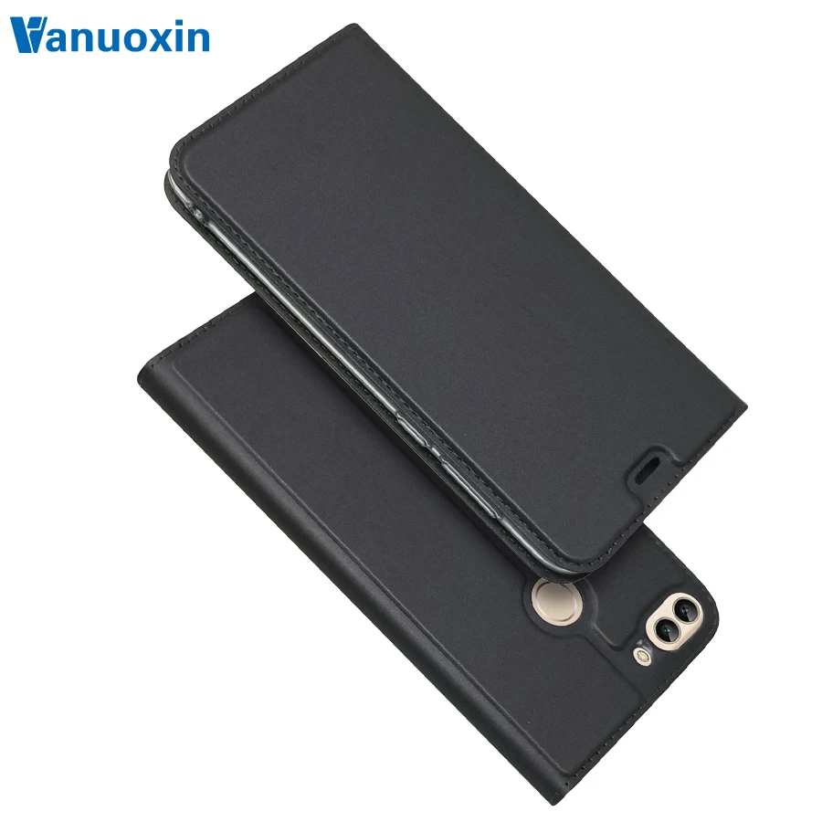 

P smart Leather Case on for Huawei enjoy 7s case sFor Fundas Huawei P smart case Coque Magnetic Flip Wallet Cover Phone Cases